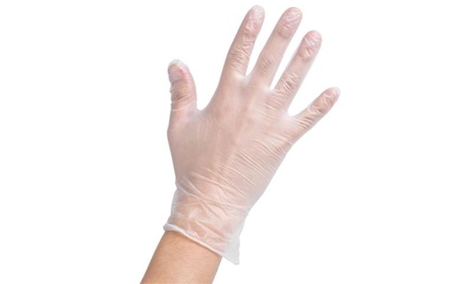 Clear "Med" Powderfree Gloves