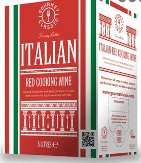 Cooking Red Wine (Case 2 x 5ltr)