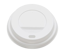 80mm White 8oz hot cup lid (10x100's)
